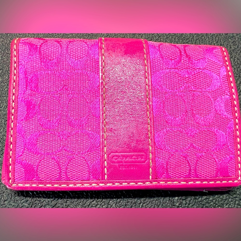Pink Coach wallet
